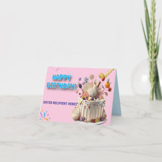 Tarjeta De Agradecimiento Tosta de cumpleaños