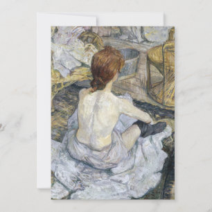 Tarjeta De Agradecimiento Toulouse-Lautrec - Rousse / La Toilette