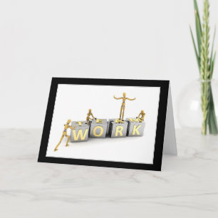 Tarjeta De Agradecimiento Trabajo en equipo - gracias cardar