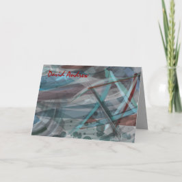 Tarjeta de agradecimiento TRANSPARENTE STAR Bar Mi