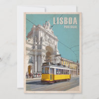 Tranvía amarillo, Arco de la Calle Augusta. Lisboa