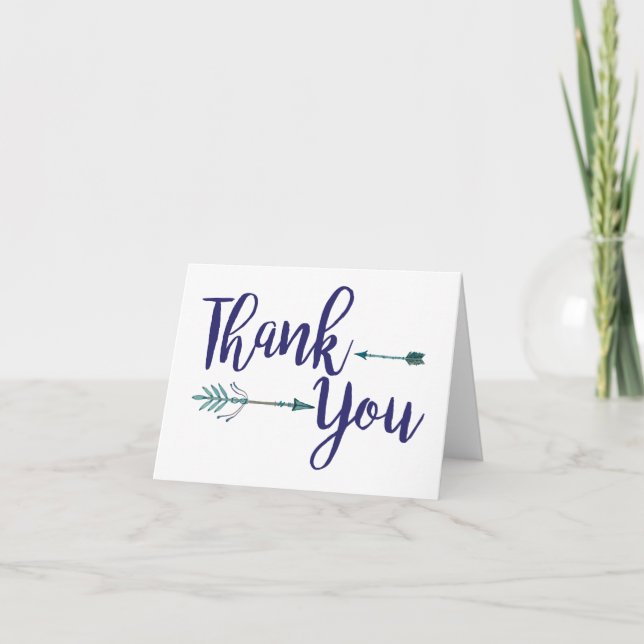 Tarjeta de agradecimiento tribal (Anverso)