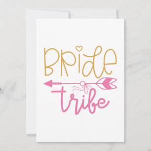 Tarjeta De Agradecimiento Tribu de la Novia