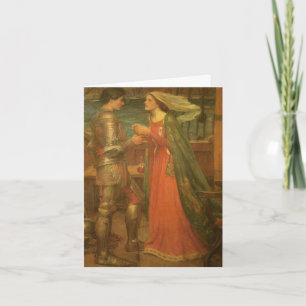 Tarjeta De Agradecimiento Tristán e Isolda de JW Waterhouse Boda