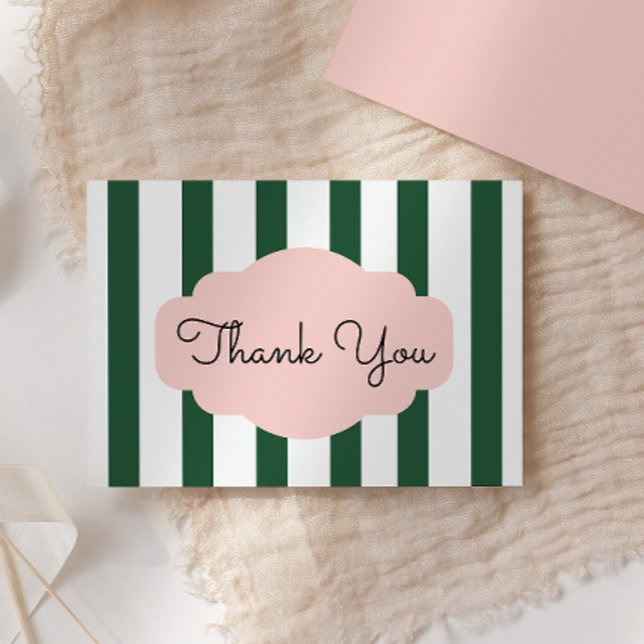 Tarjeta De Agradecimiento Troop Beverly Hills Pink & Green Gracias (Subido por el creador)