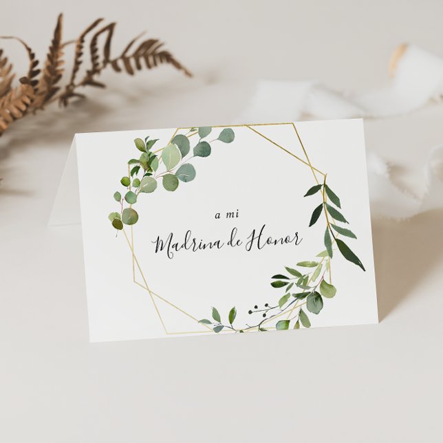 Tarjeta De Agradecimiento Tropical Green Bridal Party (Subido por el creador)