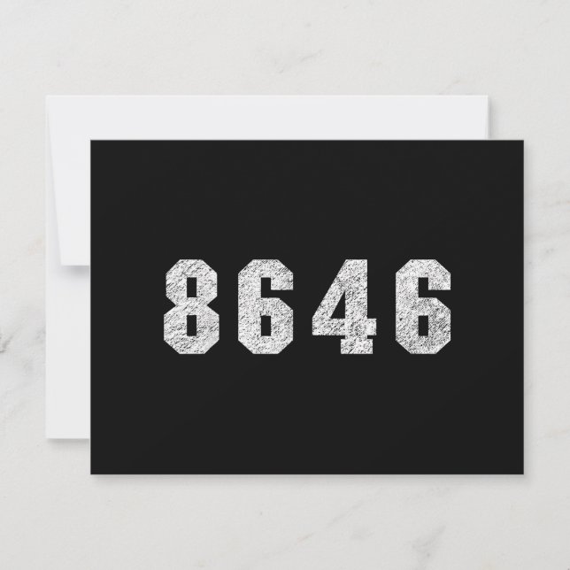 Tarjeta De Agradecimiento Trump republicano 86 48 (Anverso)