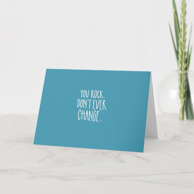 Tarjeta De Agradecimiento Tu carta en blanco (Anverso)