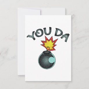 Tarjeta De Agradecimiento Tú Eres La Bomba Brillante