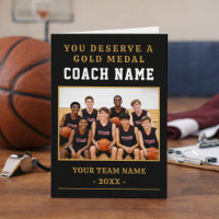 Tú Mereces una Medalla Foto Entrenador Baloncesto