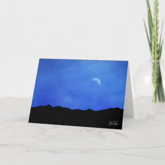 Tarjeta De Agradecimiento Tucson Moonscape notecard