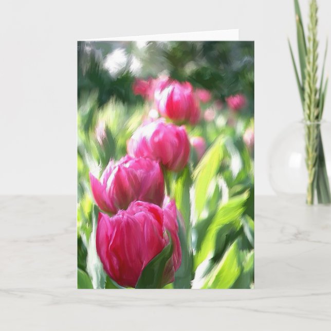 Tarjeta De Agradecimiento Tulip (Anverso)