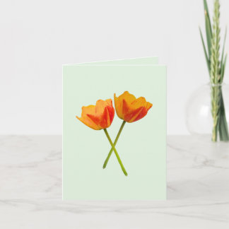 Tarjeta De Agradecimiento Tulipán duplicado