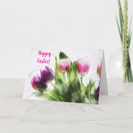 TARJETA DE AGRADECIMIENTO TULIPS MÁS SENCILLOS