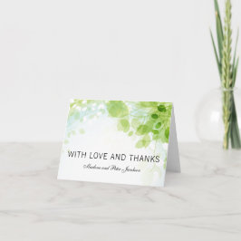 Tarjeta De Agradecimiento Tumba de agua de primavera gracias