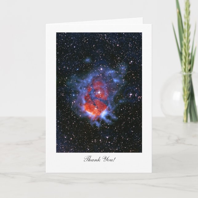 Tarjeta De Agradecimiento Tumbas Estelares RCW120 - Diciéndole Gracias (Anverso)