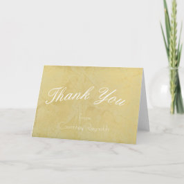 Tarjeta de agradecimiento Tuscan Sun
