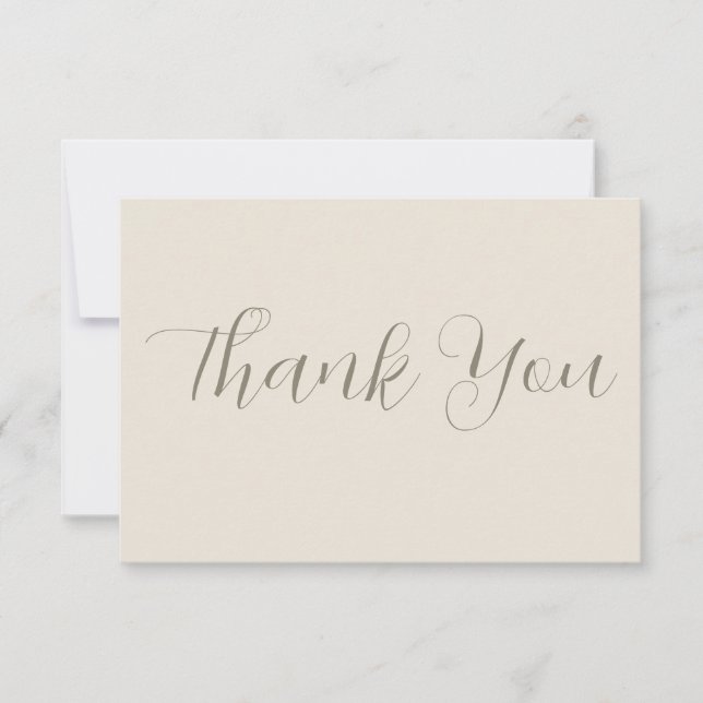 Tarjeta De Agradecimiento Tuscan Villa Thank You Card (Anverso)