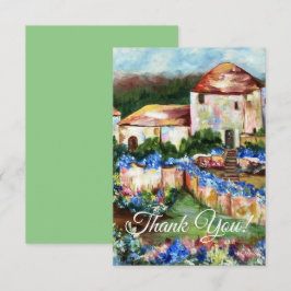 TARJETA DE AGRADECIMIENTO TUSCANY VILLAGE