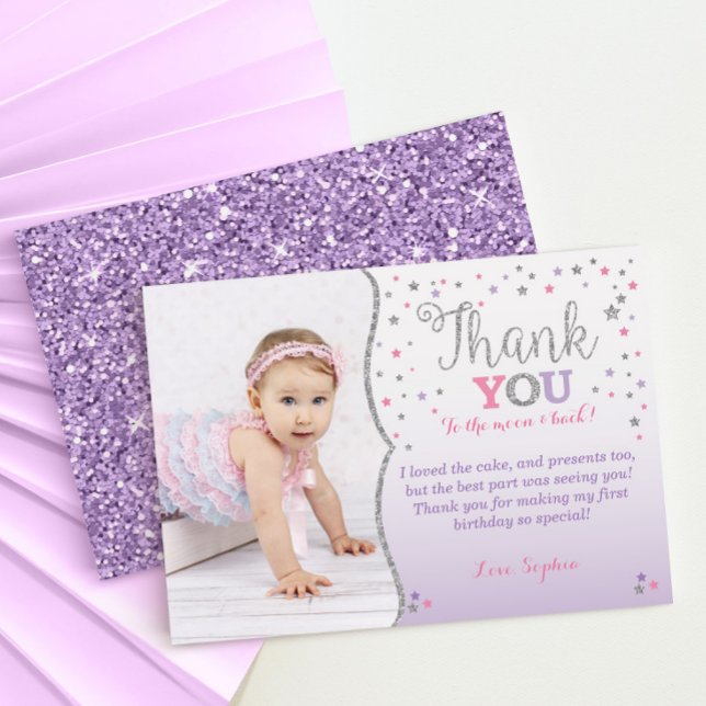 Tarjeta de agradecimiento Twinkle Twinkle Little S (Subido por el creador)