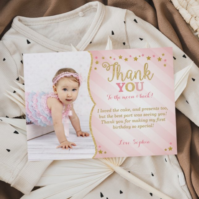 Tarjeta de agradecimiento Twinkle Twinkle Little S (Subido por el creador)