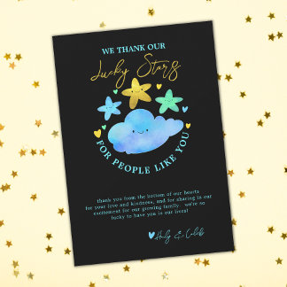 Tarjeta De Agradecimiento Twinkle Twinkle Little Star Baby Shower