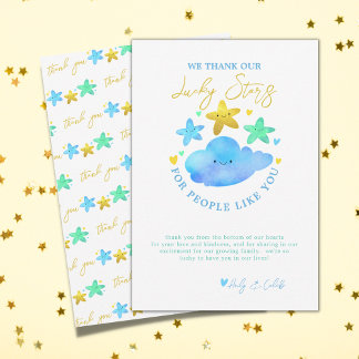 Tarjeta De Agradecimiento Twinkle Twinkle Little Star Baby Shower Gracias
