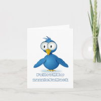 Twitter Sígueme @ Su Nombre De Usuario Gracias