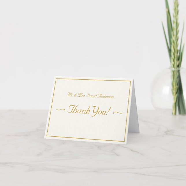 Tarjeta De Agradecimiento Two Hearts Catholic Folded Thank You Card (Cream) (Anverso)