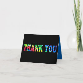 Tarjeta De Agradecimiento TYE DYE Bar Mitzvah Thank You Card