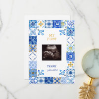 Ultrasonido Bebé Azul Mediterráneo Gracias Gracios