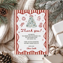 Un Alegre Cumpleaños con Raya Roja de Navidad Baby