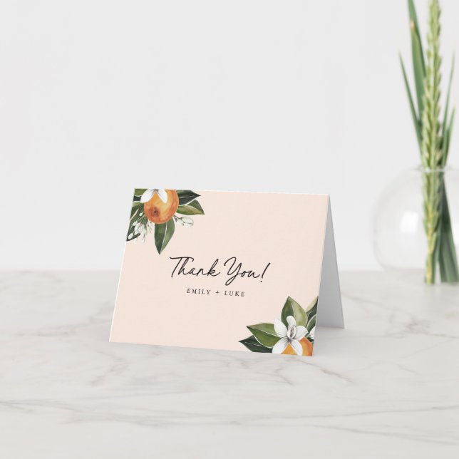 Tarjeta De Agradecimiento Un Baby Shower un poco cursi (Anverso)