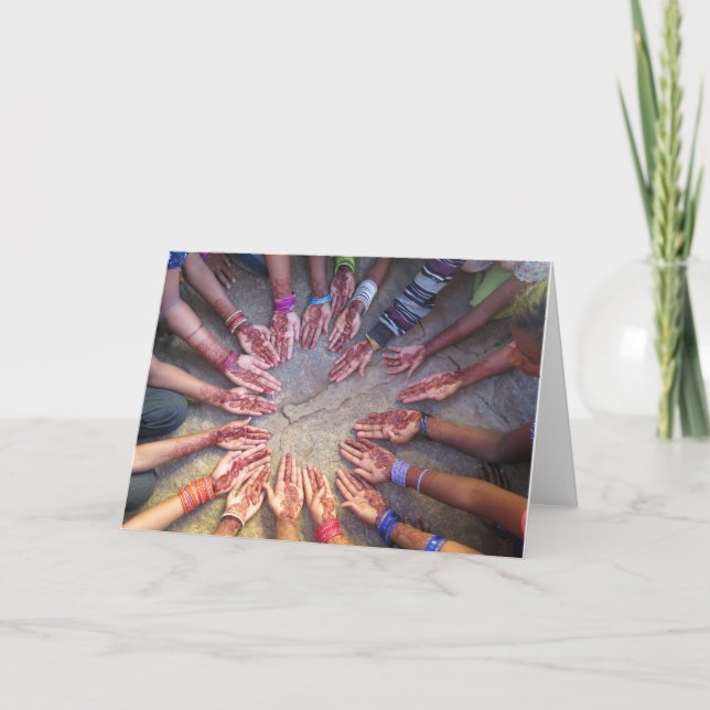 Tarjeta De Agradecimiento Un círculo de hermanas (Anverso)