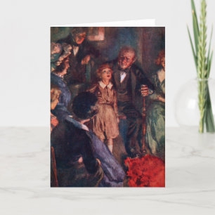 Tarjeta De Agradecimiento Un cuento de Navidad: La familia Cratchit 