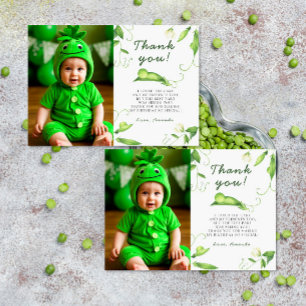 Tarjeta De Agradecimiento Un Cumpleaños de Sweet Pea