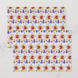 Tarjeta De Agradecimiento Un diseño vibrante con creativo amarillo y naranja