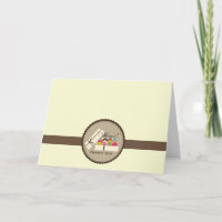 Un docena franceses Macarons Merci le agradecen