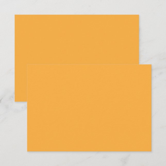 Tarjeta De Agradecimiento un fondo amarillo con (Anverso / Reverso)