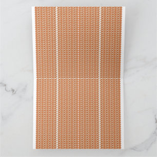 Tarjeta De Agradecimiento un fondo de rayas blancas y naranja con un fondo p