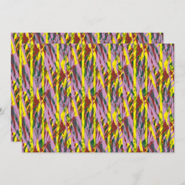 Tarjeta De Agradecimiento Un gato gris esponjoso con ojos verdes se sienta e (Anverso / Reverso)