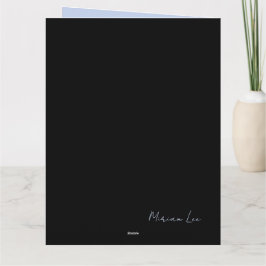 Tarjeta De Agradecimiento un hermoso toque de la naturaleza