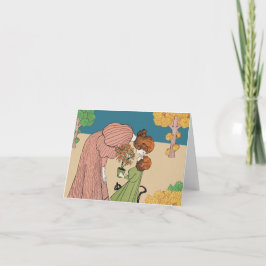 Tarjeta De Agradecimiento Un momento en el florecimiento - Madre y hijo de é