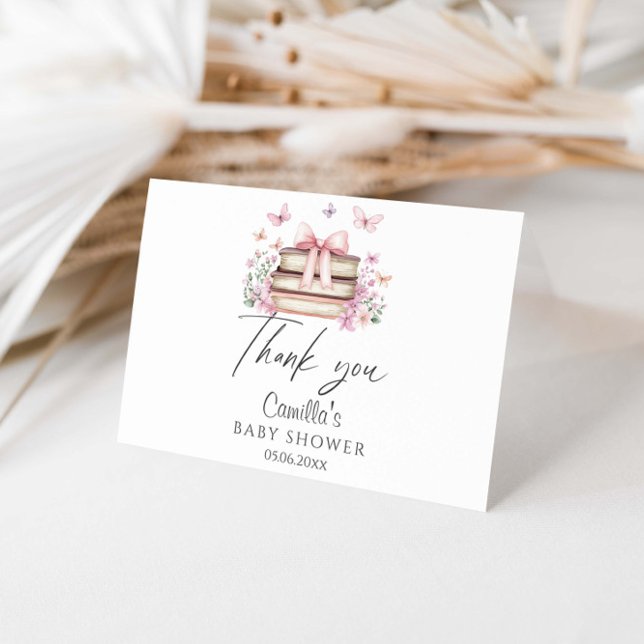 Tarjeta De Agradecimiento Un nuevo capítulo Baby Shower (Subido por el creador)