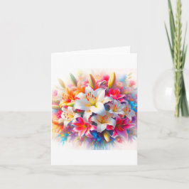Tarjeta De Agradecimiento Un Parfum d’Amour Immortel, carte pour tous