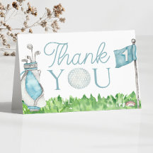 Un pequeño Baby Shower de golf azul Putter