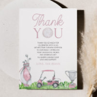 Un pequeño Baby Shower de golf rosa Putter