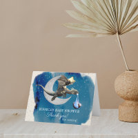 Un pequeño caballero Dragon Baby Shower Gracias