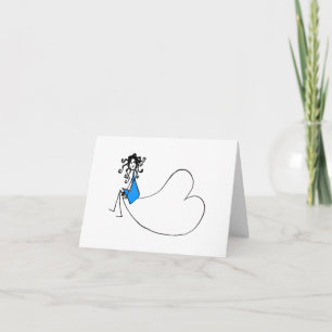 Tarjeta De Agradecimiento Un pequeño cielo azul: AZUL, Loreen Ama