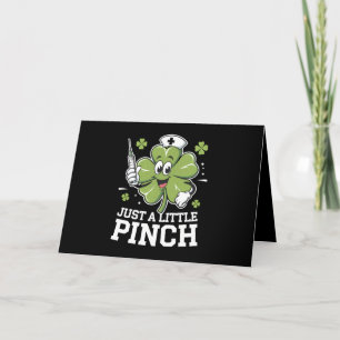 Tarjeta De Agradecimiento Un pequeño enfermero en el día de San Patricio